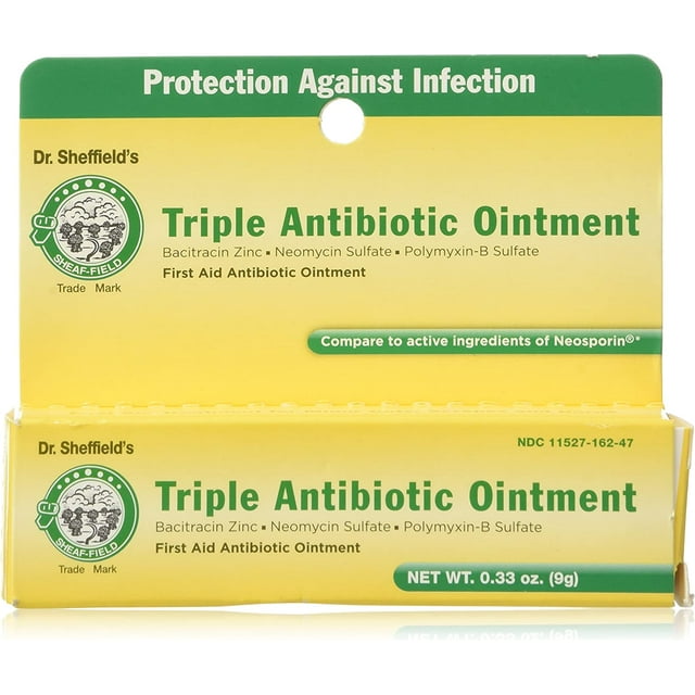 Dr. Sheffield's First Aid Triple Antibiotic Ointment 0.33 oz, Pack of 7