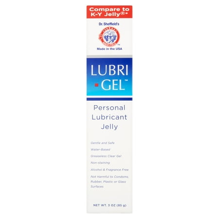 Dr. Sheffield's Lubri Gel Personal Water Based Lubricant Jelly - 3 oz