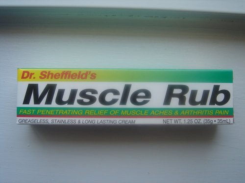 Dr. Sheffield's Muscle Aches & Arthritis LongLasting Pain Relief, 1.25