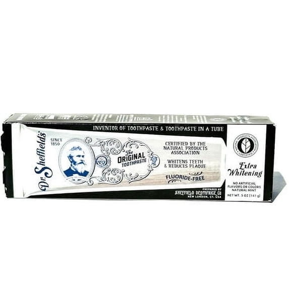 Dr. Sheffield's Premium Natural Extra Whitening Toothpaste, 5 OZ (Extra ...