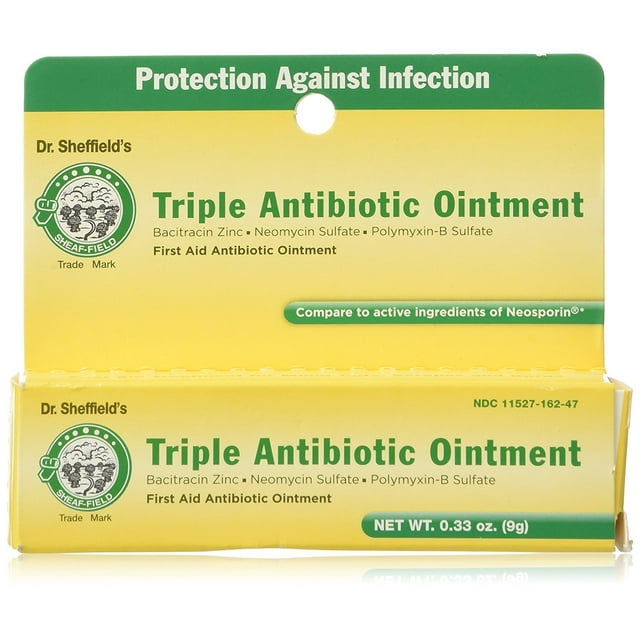 Dr. Sheffield's Triple Antibiotic Ointment, First Aid Treatment, 0.33