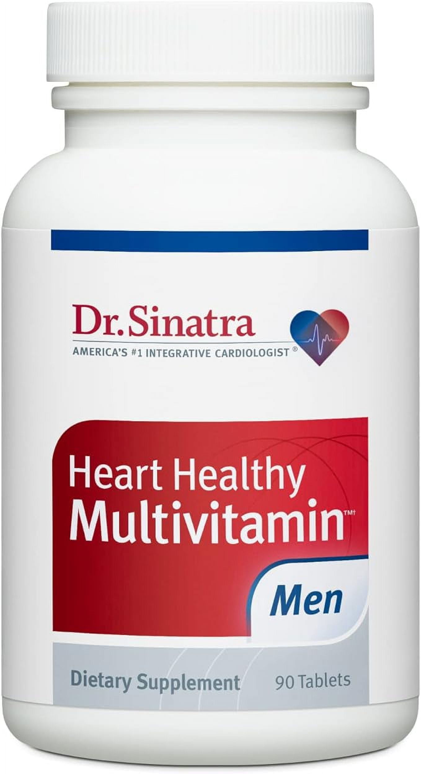 Dr. Sinatra Heart Healthy Multivitamin for Men with Vitamin D 1000 IU
