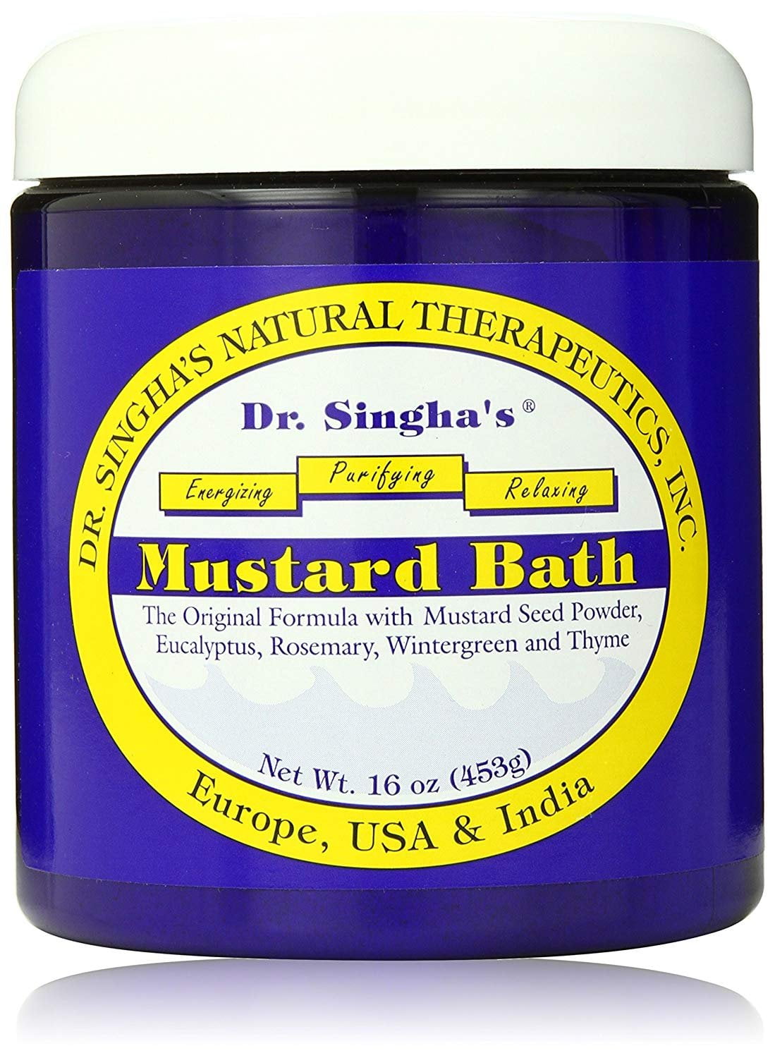 Dr. Singha's Mustard Bath, Therapeutic Bath Salts, 16 Ounce