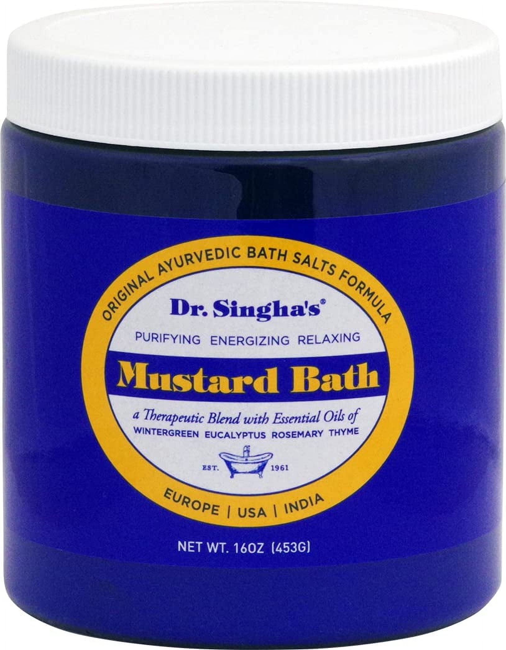 Dr. Singha's Mustard Bath, .. Therapeutic Bath Salts (16 .. Ounce