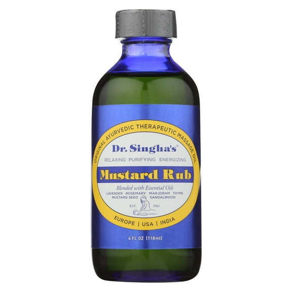 Dr. Singha's Mustard Rub - 4 fl oz