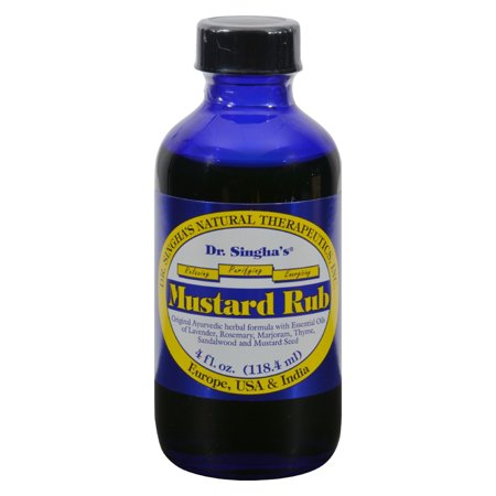 Dr. Singha's Mustard Rub 4 fl oz Pack of 4