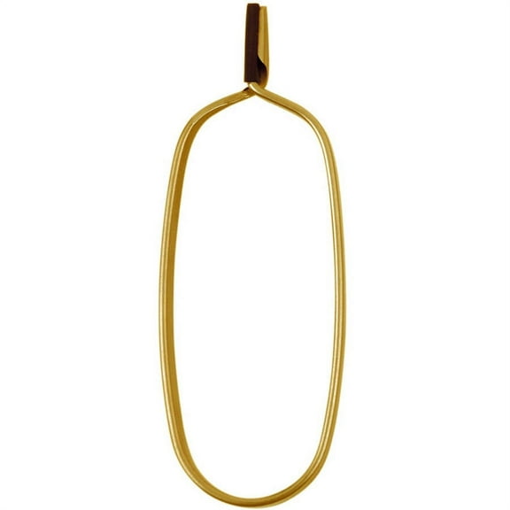 Dr. Slick Non-Rotary Hackle Pliers, Brass