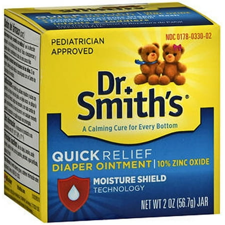 Dr. Smith's Quick Relief Diaper Rash Ointment, 2 Ounce