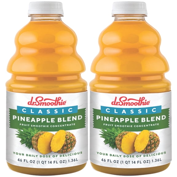 Dr. Smoothie Classic Pineapple Blend, 46 fl. oz. (Pack of 2)