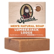 Dr. Squatch Mens Bar Soap, Natural Bar Soap for Men, Lumberjack Lodge, 5 Oz
