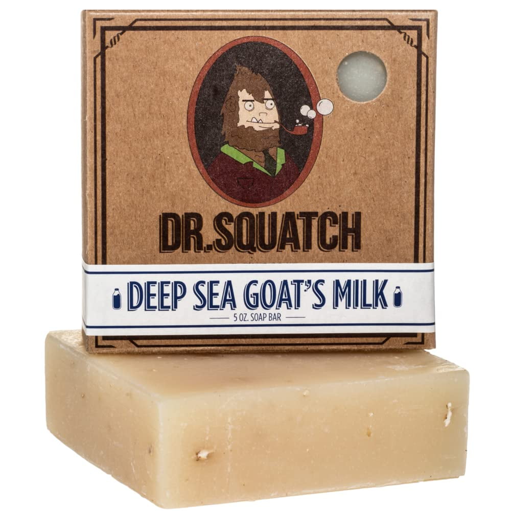 Dr Squatch All Natural Bar Soap For Men With Medium Grit Deep Sea