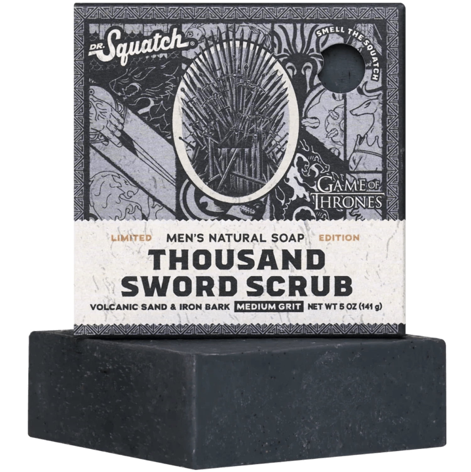 Dr. Squatch All Natural Soap, Game of Thrones - Thousand Sword Scrub