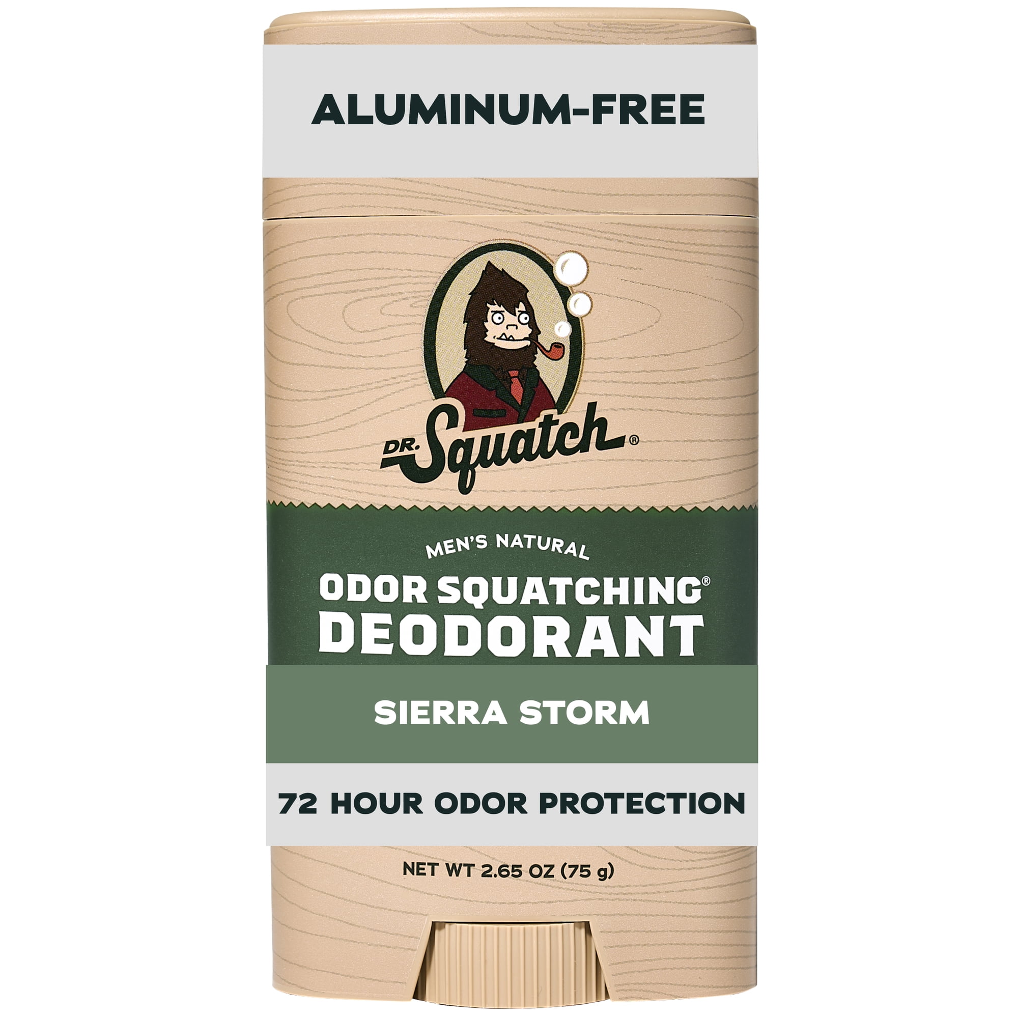 Dr. Squatch, Natural Deodorant for Men, 2.65 oz, Pine Tar