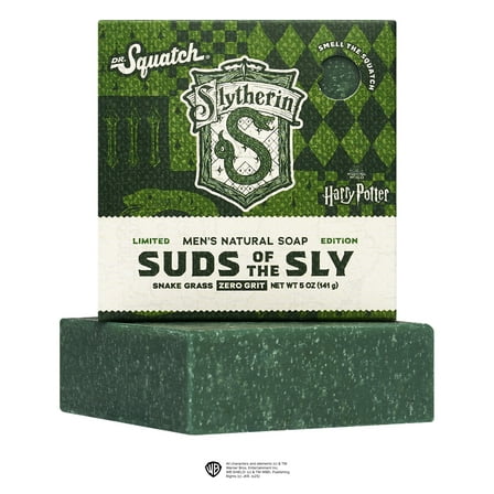 Dr. Squatch Harry Potter Limited Edition Natural Bar Soap for Men, Suds of the Sly, 5 oz