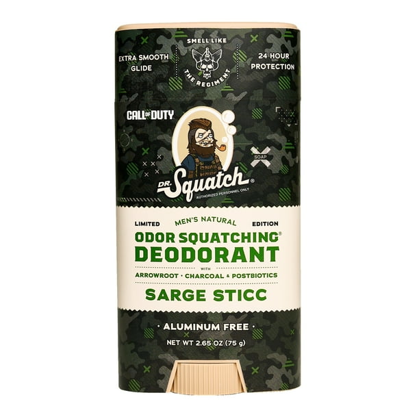 Dr. Squatch Call of Duty Deodorant | Eco-friendly deodorant 
