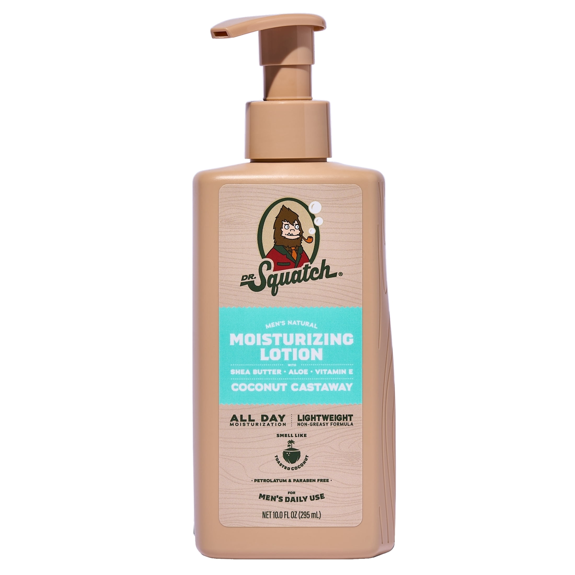 Dr. Squatch Coconut Castaway Natural Moisturizer Hand Lotion