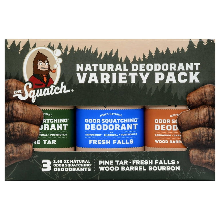 Amazon.com : Dr. Squatch Natural Deodorant for Men 3 Pack