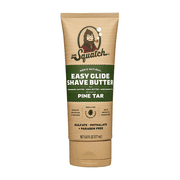 Dr. Squatch Mens Moisturizing Shave Butter, Easy Glide Natural Thick & Creamy Shaving Butter for Men, Pine Tar, 6 fl Oz