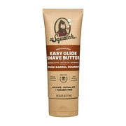 Dr. Squatch Mens Moisturizing Shave Butter, Easy Glide Natural Thick & Creamy Shaving Butter for Men, Wood Barrel Bourbon, 6 fl oz