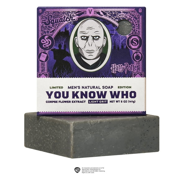 Dr. Squatch Harry Potter Limited Edition Natural Bar Soap for Men, Dark Lord Lather, 5 oz