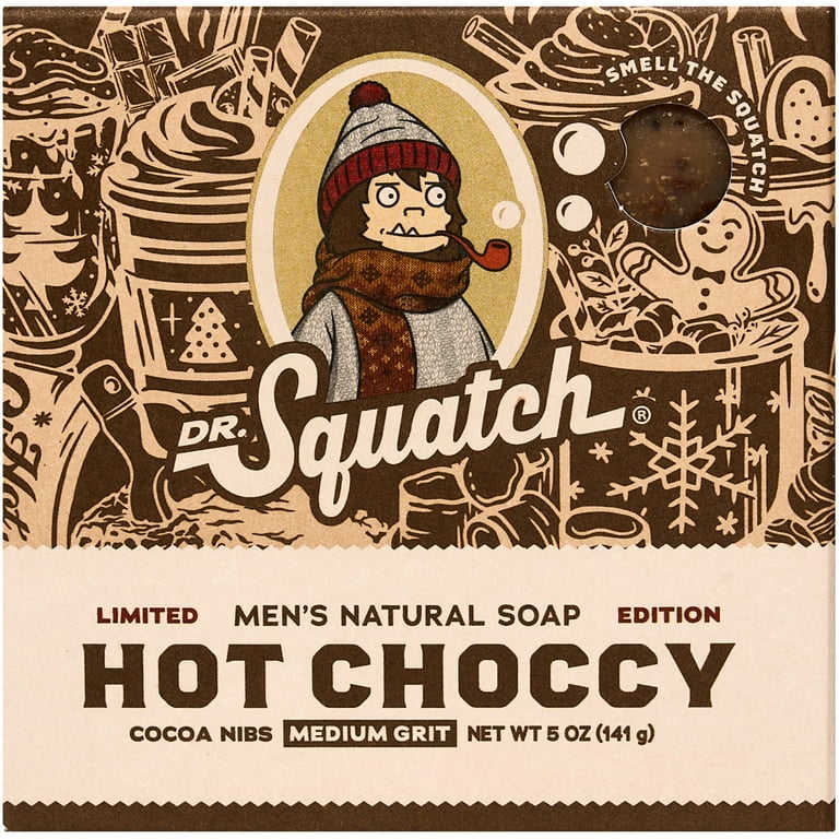 Dr. Squatch Hot Choccy Natural Bar Soap for Men, 5 oz - Walmart.com