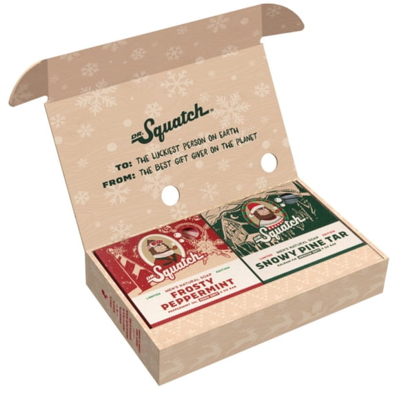 Dr. Squatch Limited Edition 2-Pack Soap Holiday Gift Set