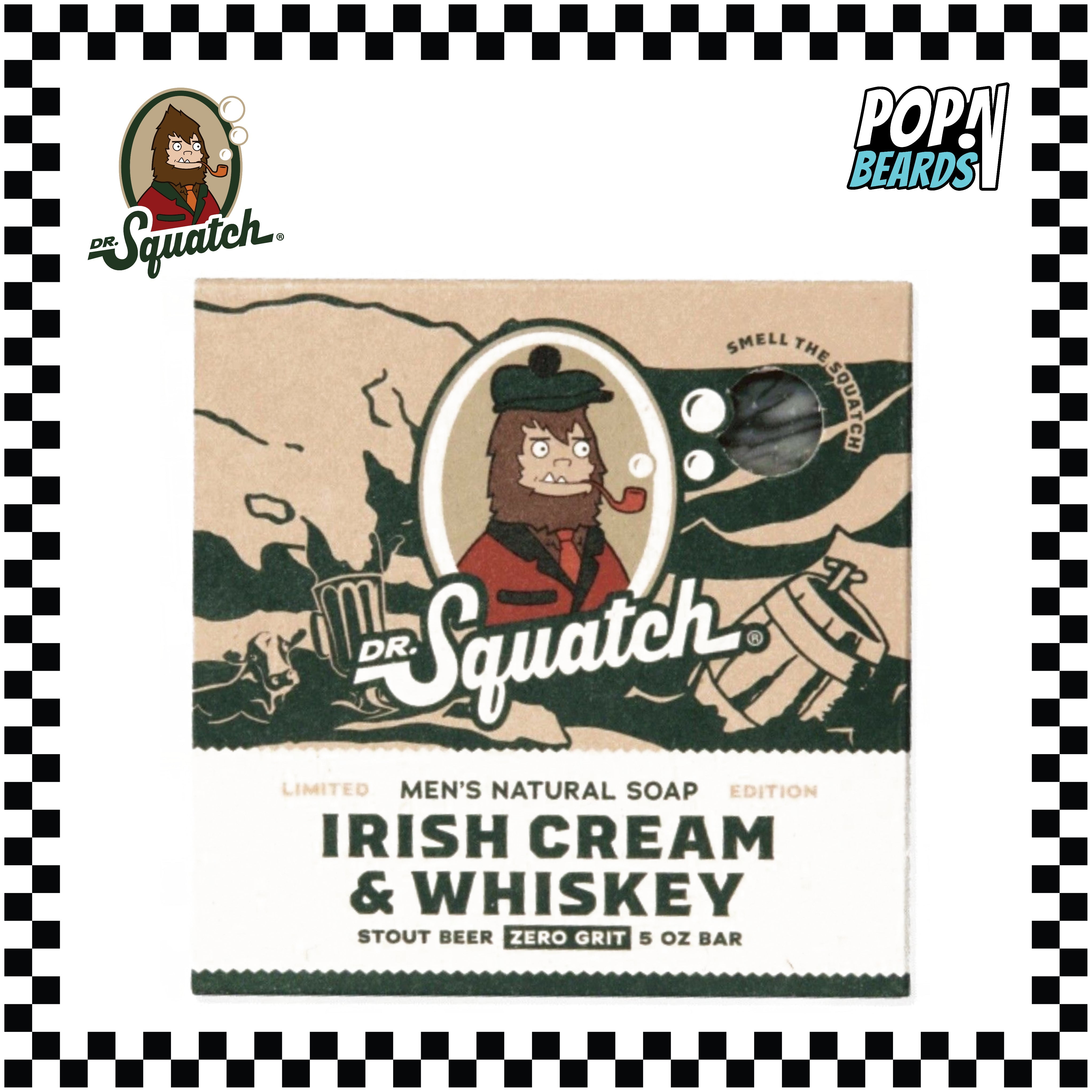 Dr. Squatch Limited Edition All Natural Bar Soap for Men with Zero Grit,  Irish Cream 