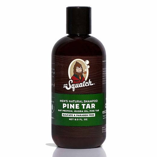Dr. Squatch Men S Natural Shampoo, Pine Tar, 8 Oz..