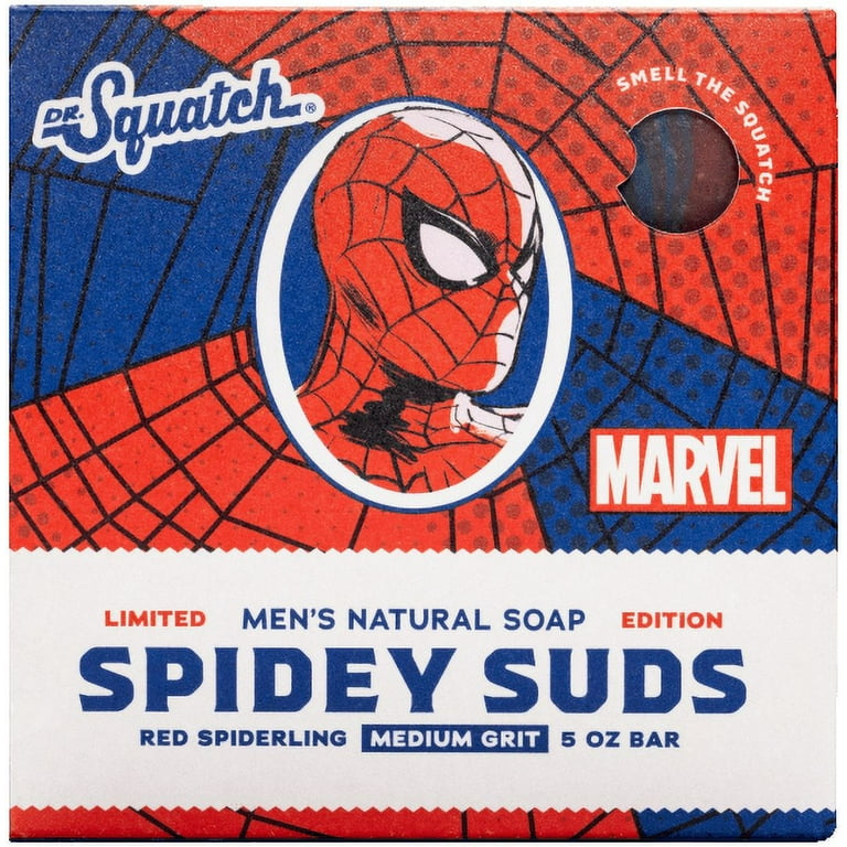 Dr. Squatch - Spidey Suds - Spiderman Soap 851817007115