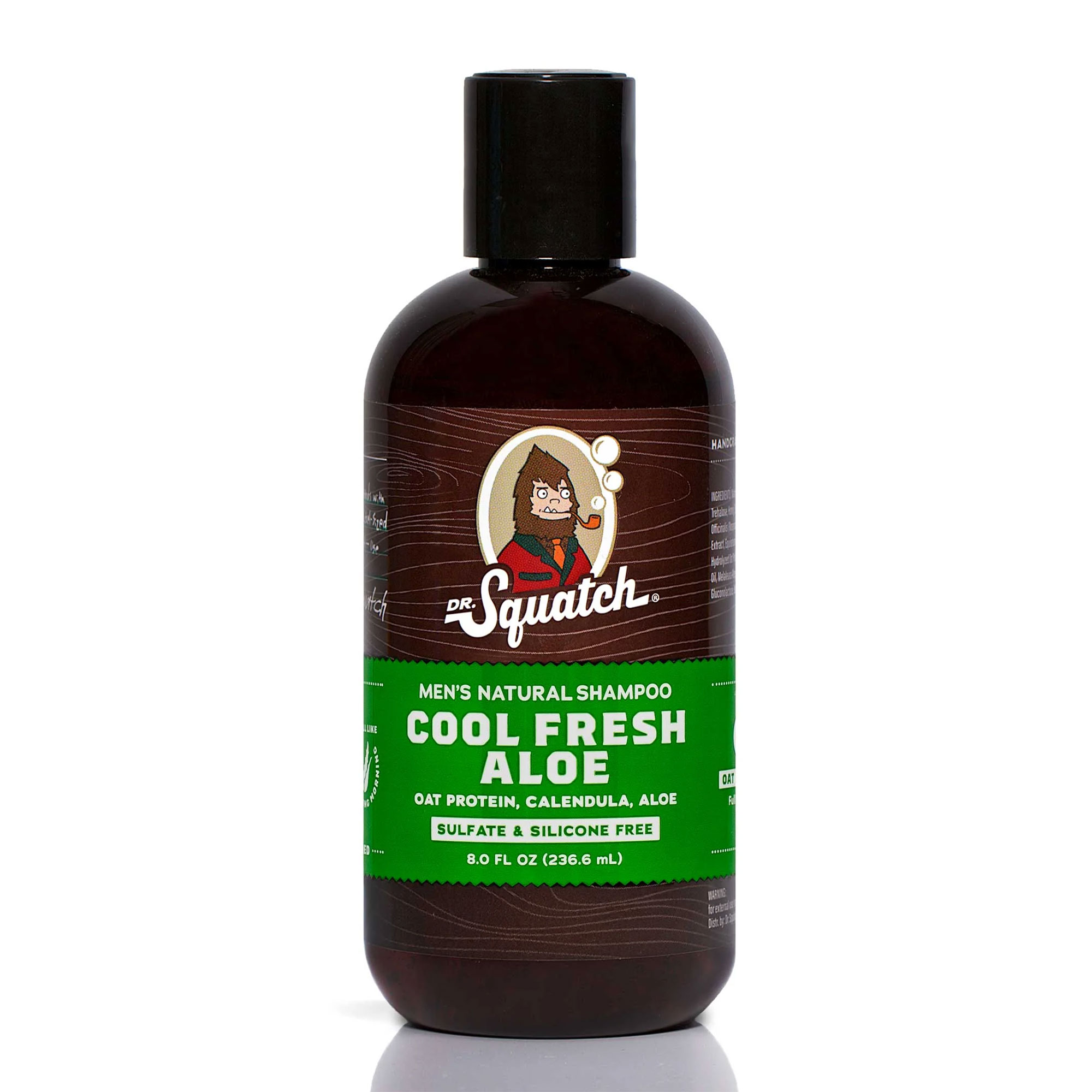 Dr. Squatch Men's Natural Shampoo, Cool Fresh Aloe, 8 Fl Oz