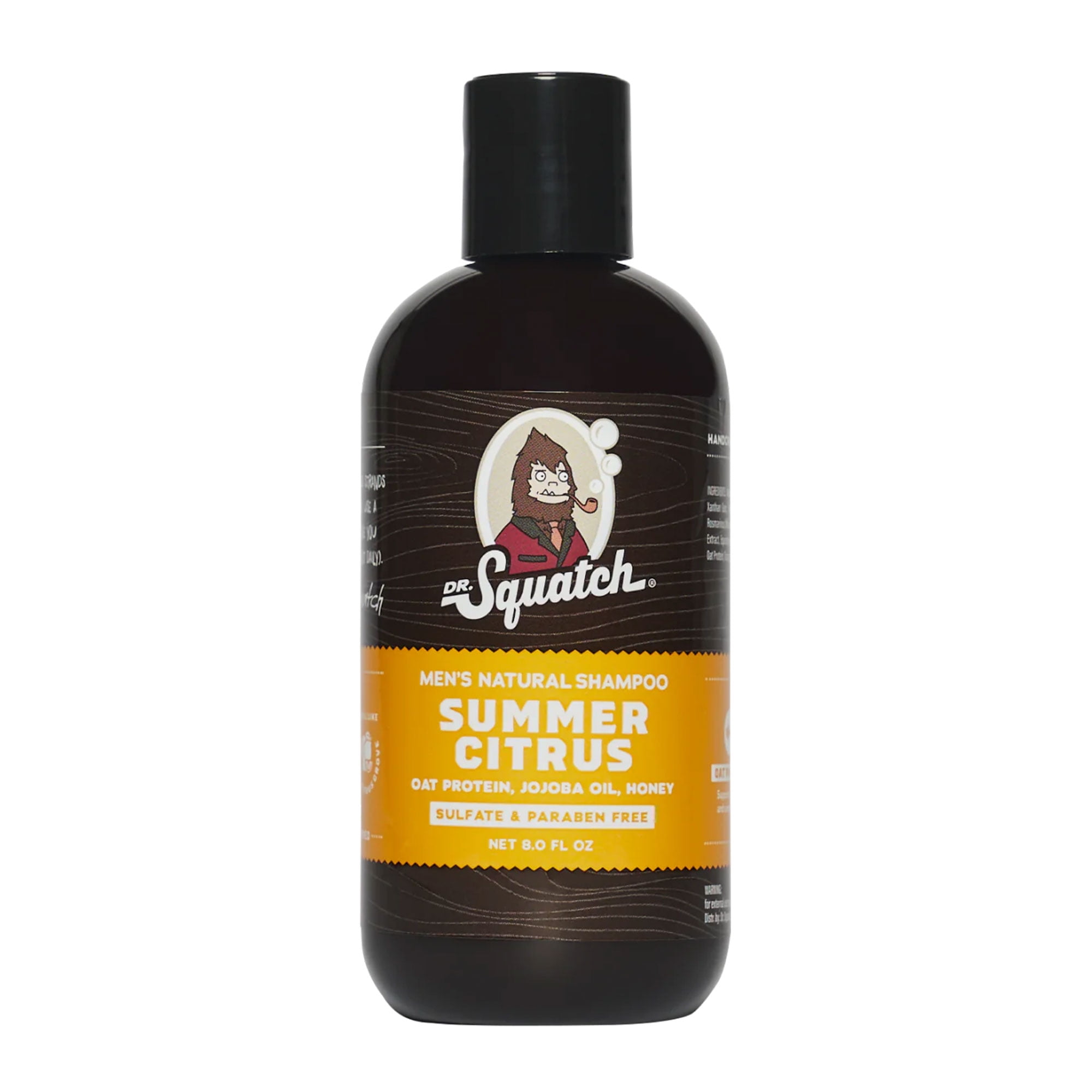 Dr. Squatch Mens Natural Shampoo Summer Citrus, 8 Fl Oz (Pack of 1)