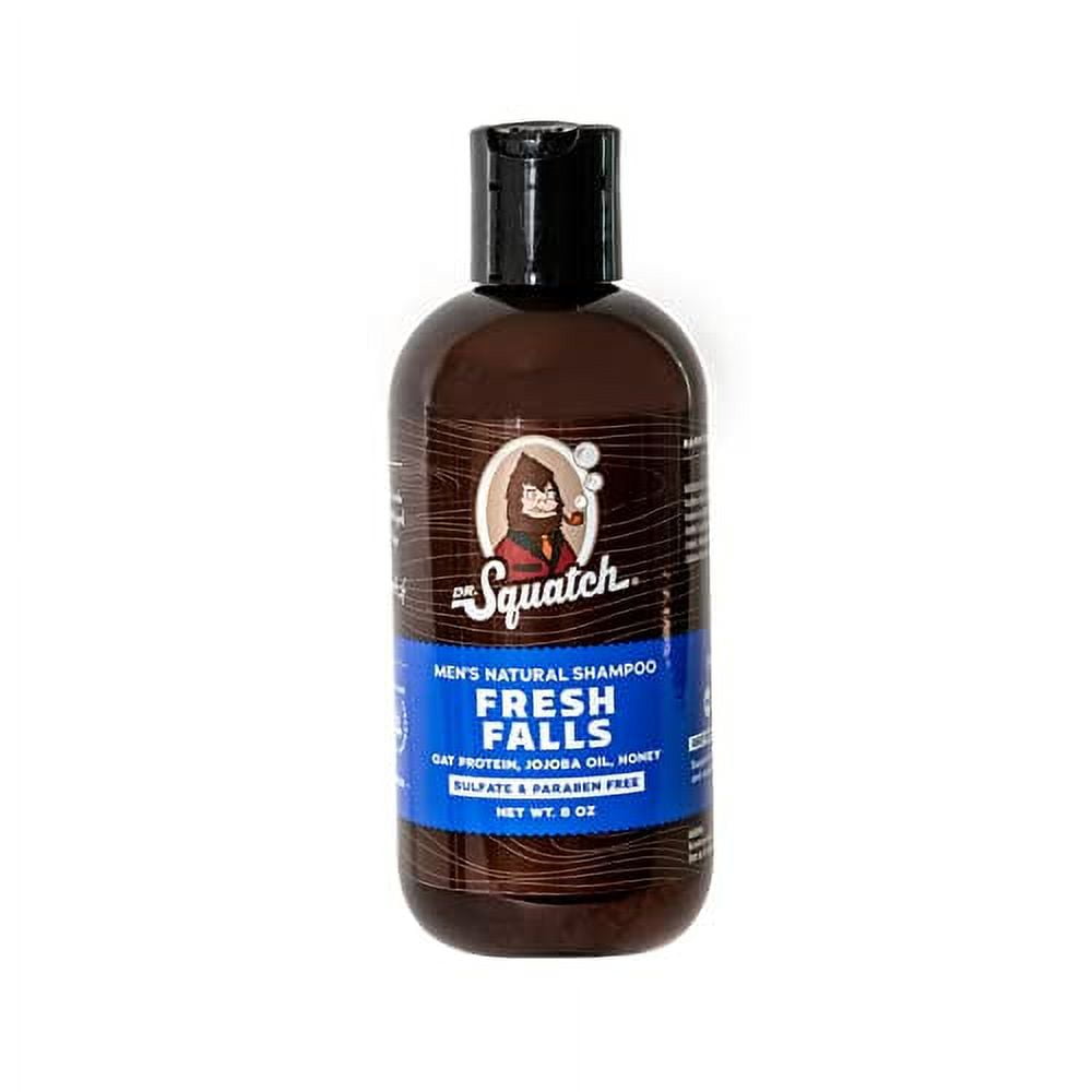 Dr. Squatch Men's Natural Shampoo for All Hair Types, Fresh Falls, 8 oz