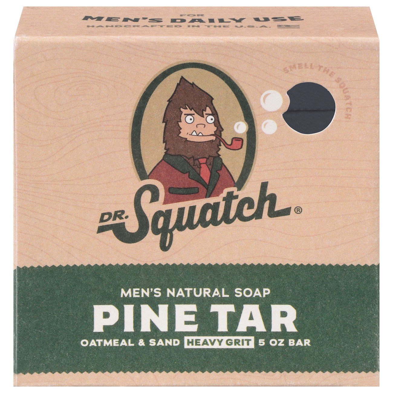Dr. Squatch Men's Natural Soap Bar - Pine Tar - 5 oz (Packaging May Vary)