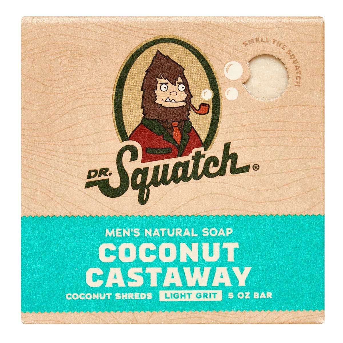 Dr. Squatch Men's Natural Soap - Coconut Castaway - 5 oz (Packaging May Vary)