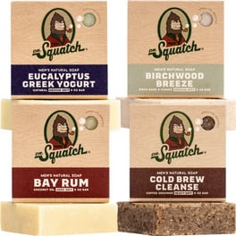 Dr. Squatch Bay Rum Men's Bar Soap All Natural Ingredients 5 oz. Bricc Zero  Grit 863765000025