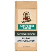 Dr. Squatch Mens Natural Body Wash, Sulfate Free Moisturizing Body Wash for men, Rainforest Rapids, 14 fl Oz