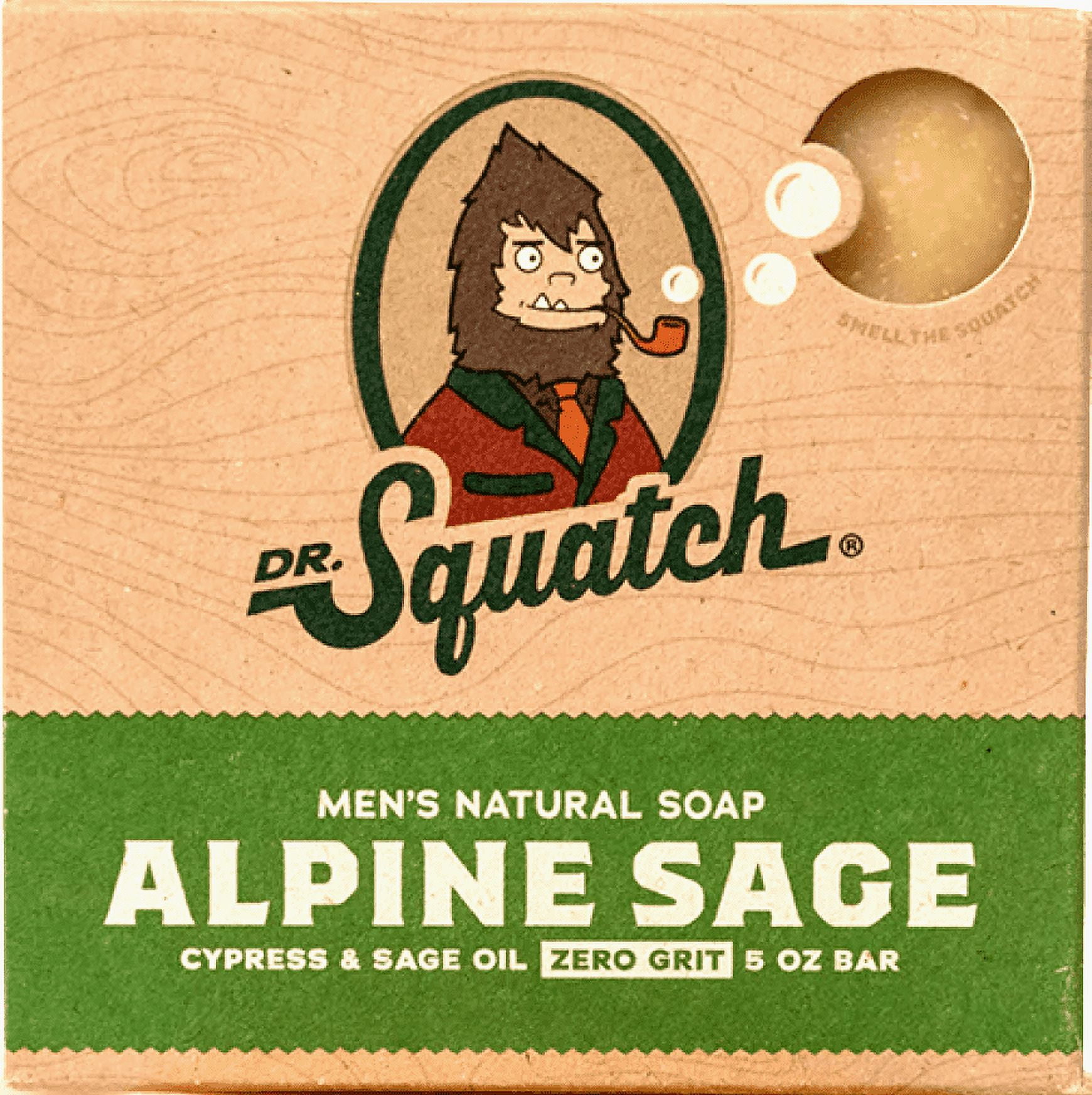 Dr. Squatch Alpine Sage 5oz Men's Bar Soap – Libby Lou's