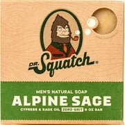Dr. Squatch Natural Bar Soap for Men, Alpine Sage, 5 oz