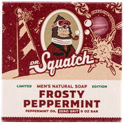 Dr. Squatch Natural Bar Soap for Men, Frosty Peppermint, 5 oz