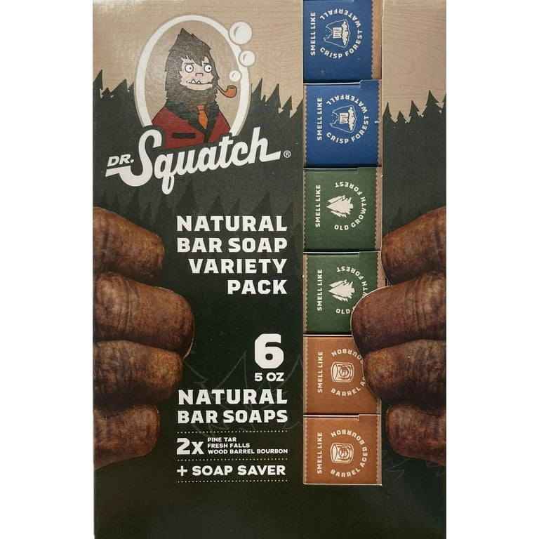 Dr. Squatch Natural Bar Soap, Variety Pack (5.0 oz., 6 pk.)