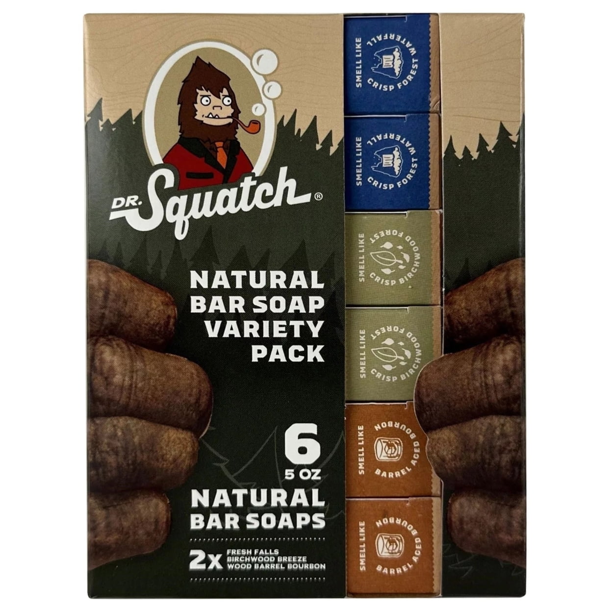 Dr. Squatch Natural Bar Soap Variety Pack, 6 pk./5.0 oz.