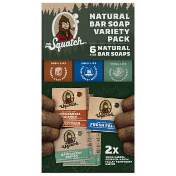 Dr. Squatch Natural Bar Soap, Variety Pack, 5 oz., 6 count.pack of 2