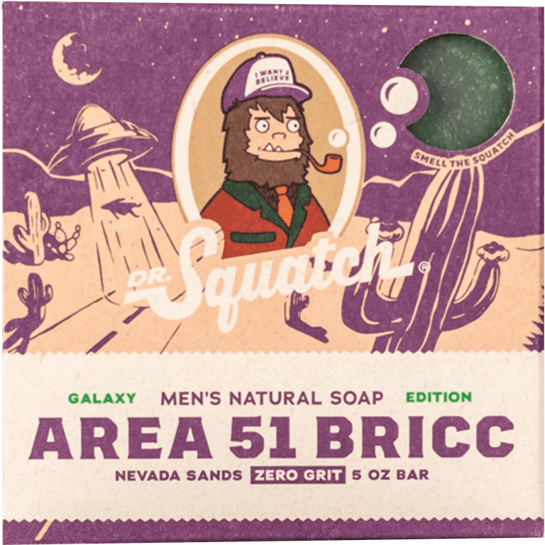 Dr. Squatch Area 51 Bar Soap