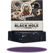 Dr. Squatch Natural Bar Soap for All Skin Types, Black Hole (Galaxy Edition), 5 oz