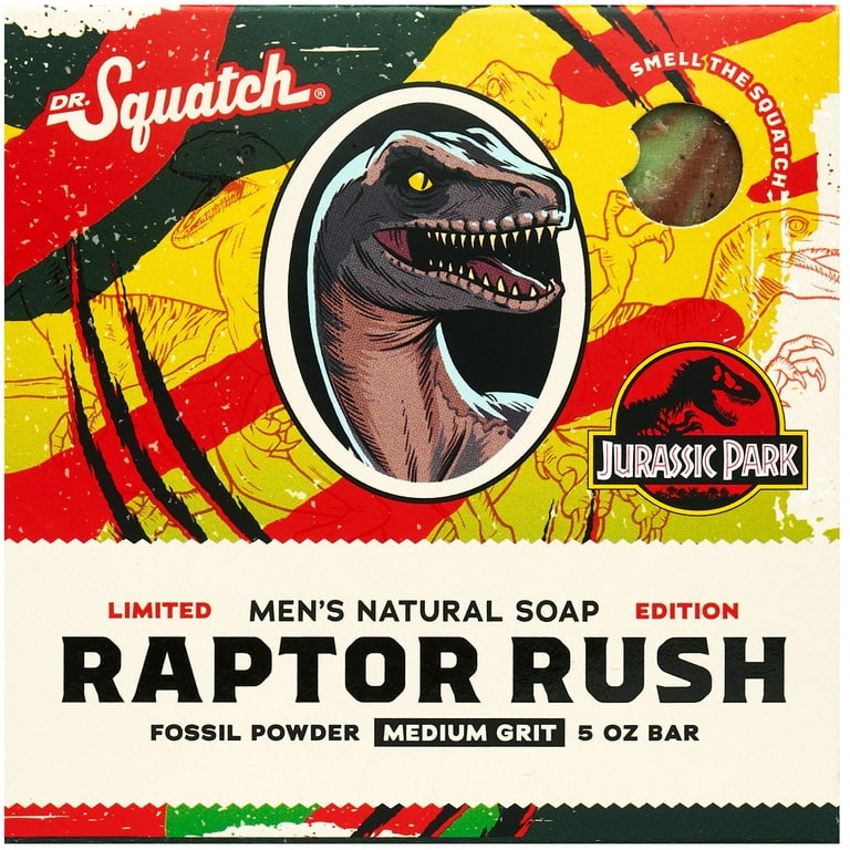 Dr. Squatch Natural Bar Soap for All Skin Types, Raptor Rush