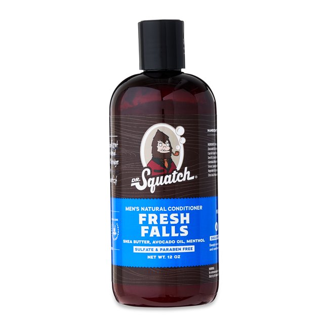 Dr. Squatch Natural Conditioner for All Hair Types, Fresh Falls, 12 oz