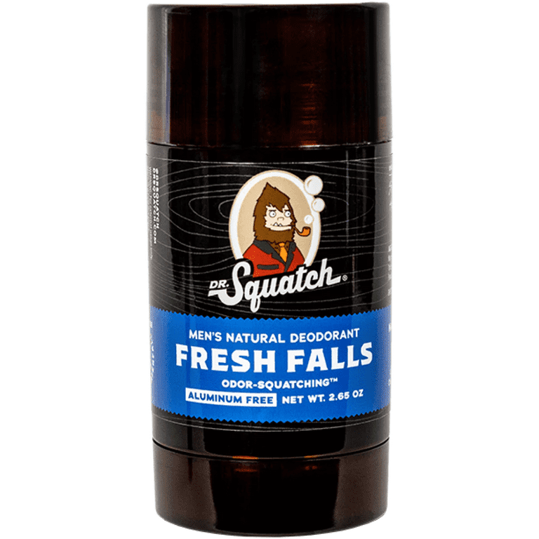 Dr Squatch Fresh Falls Natural Men's Deodorant 2.65 oz