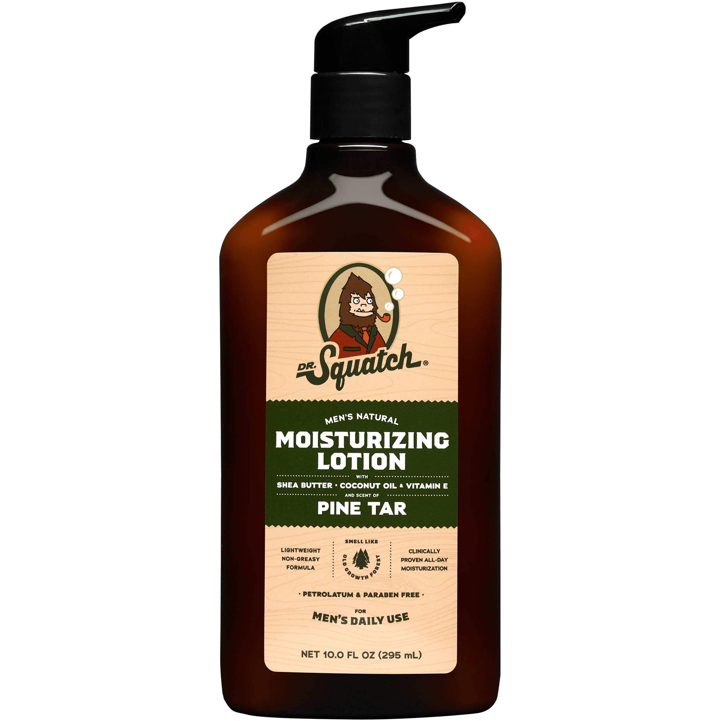 Dr. Squatch Men's Natural Conditioner for All Hair Types, Pine Tar, 12 oz 