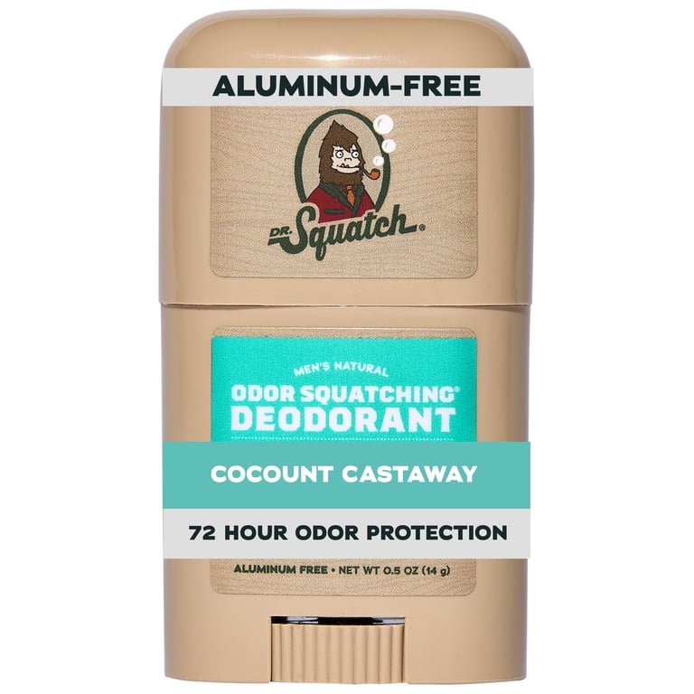 Dr. Squatch Mens Aluminum Free Deodorant, Natural Deodorant for