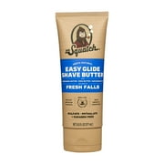Dr. Squatch Mens Moisturizing Shave Butter, Easy Glide Natural Thick & Creamy Shaving Butter for Men, Fresh Falls, 6 fl Oz